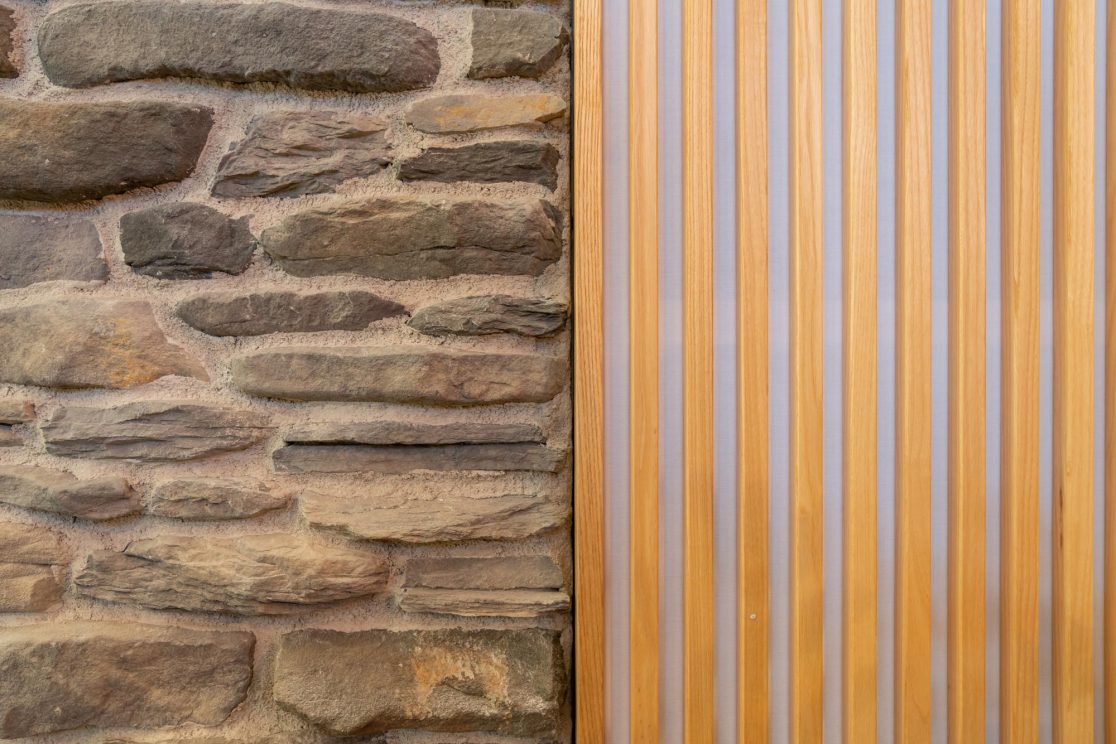 Detailansicht zum Innenausbau einer Praxis für Physiotherapie